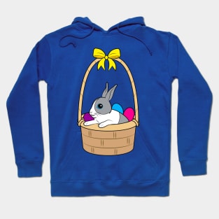 Cute Dutch Bunny in an Easter Basket Hoodie